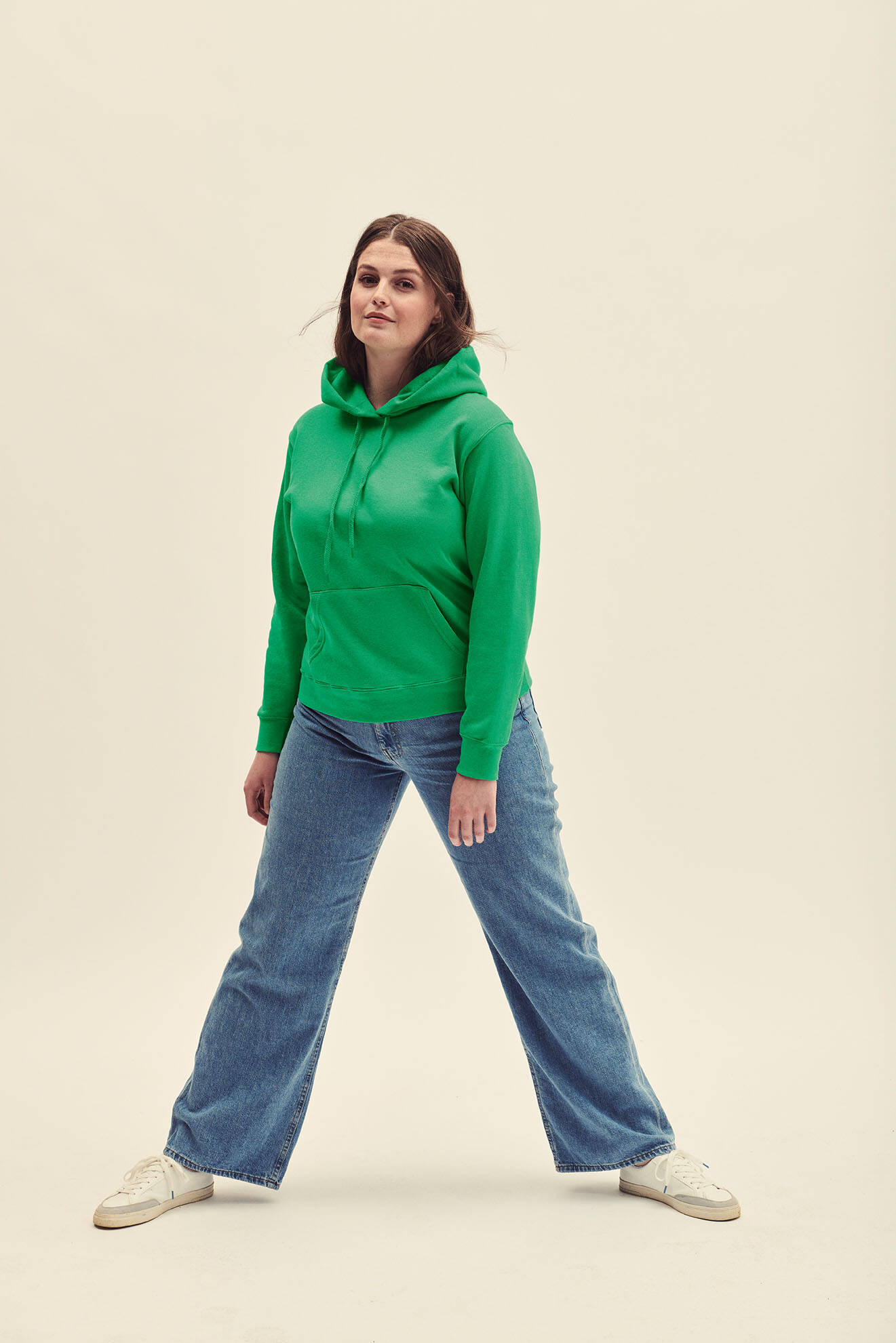 Zielona bluza z kapturem Hooded Sweat Fruit of the Loom