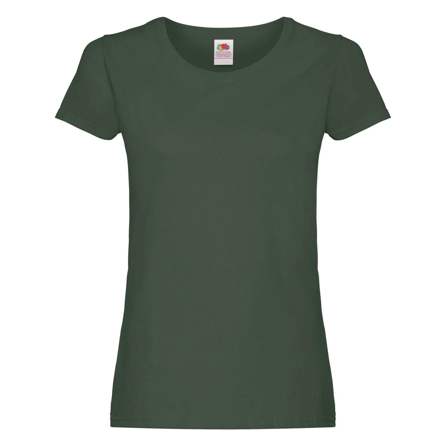 Green Women's T-shirt Lady fit Original Fruit of the Loom