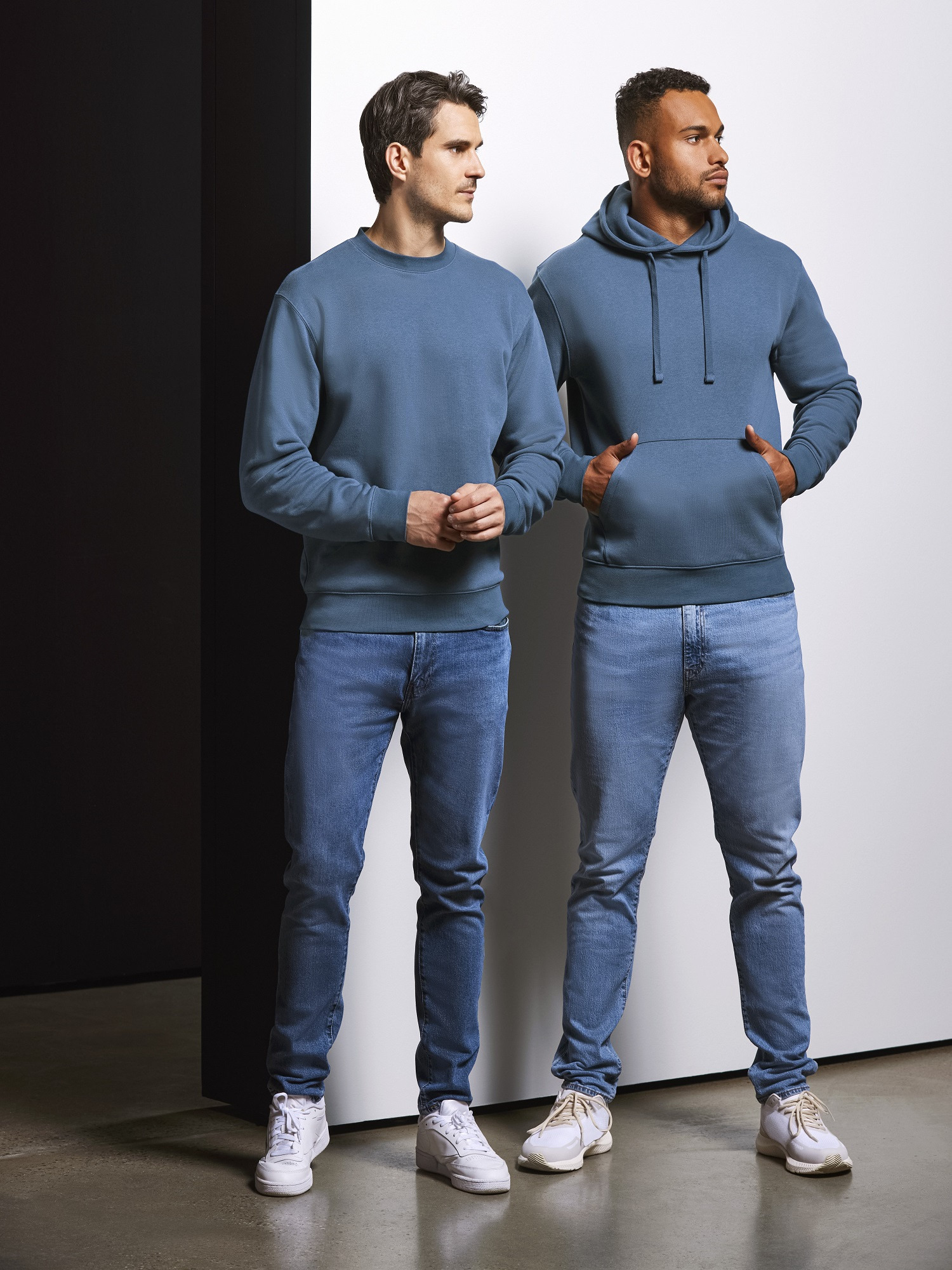 Blue men's sweatshirt Authentic Russell
