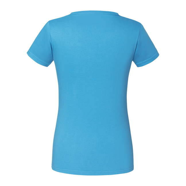Iconic 195 Ringspun Premium Premium Fruit of the Loom Blue T-shirt