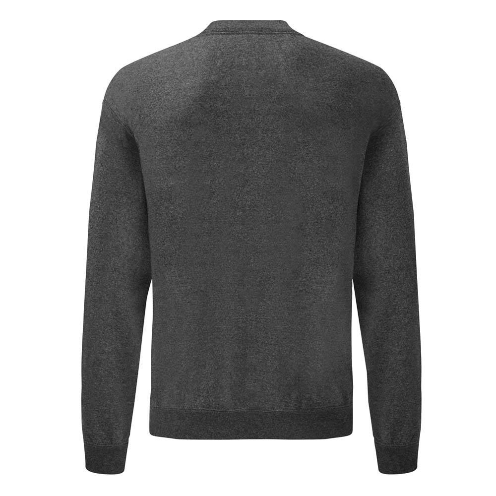 Dark Grey Men&#039;s Sweatshirt Set-in Sweat Fruit of the Loom
