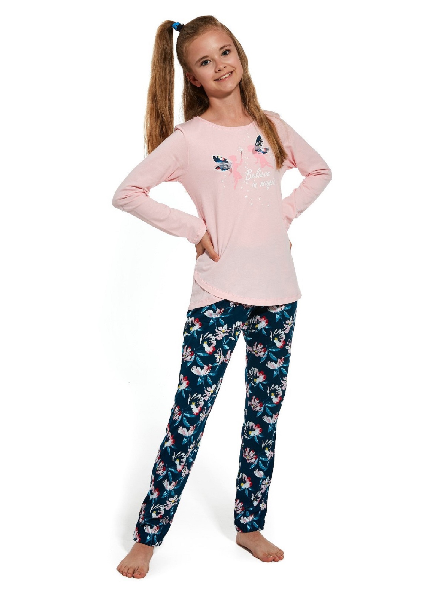 Levně Pyjamas Cornette Kids Girl 963/158 Fairies L/R 86-128 pink