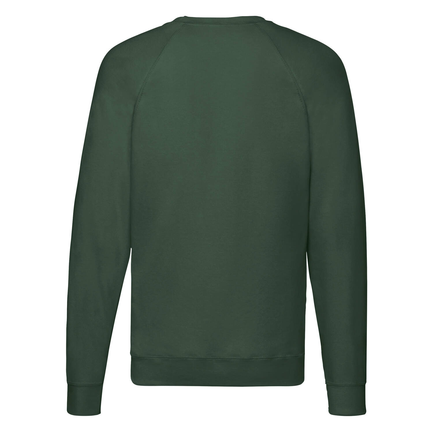 Green Men&#039;s Sweatshirt Lightweight Raglan Sweat Fruit of the Loom