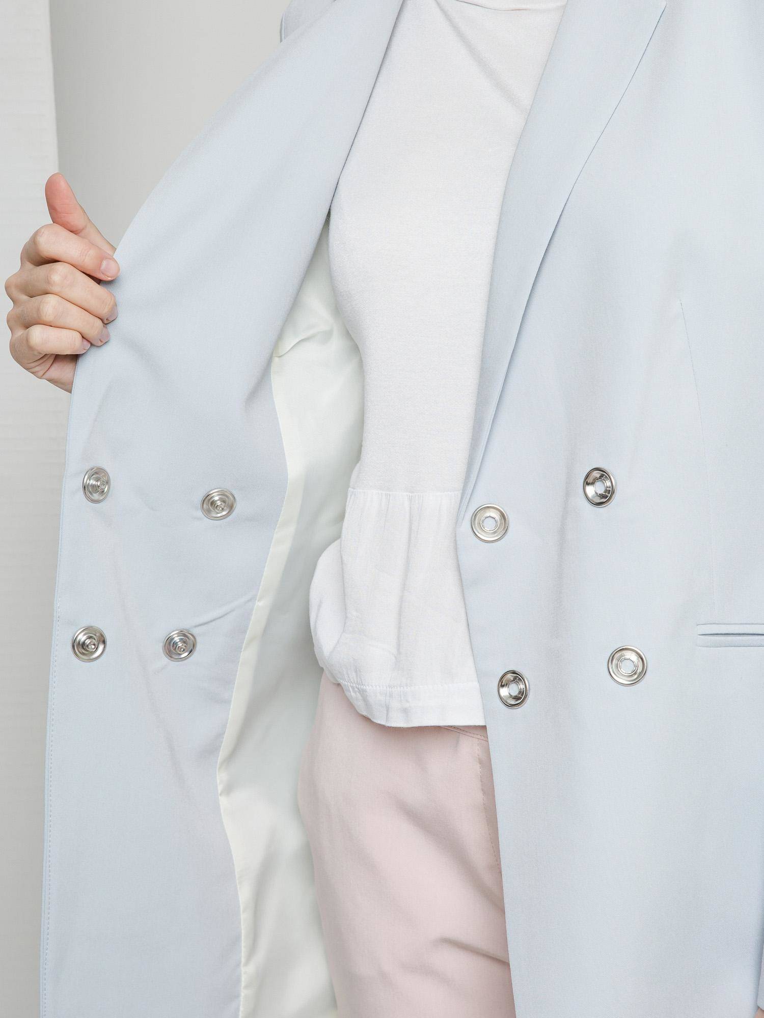 Lemonade jacket fastened with press studs blue