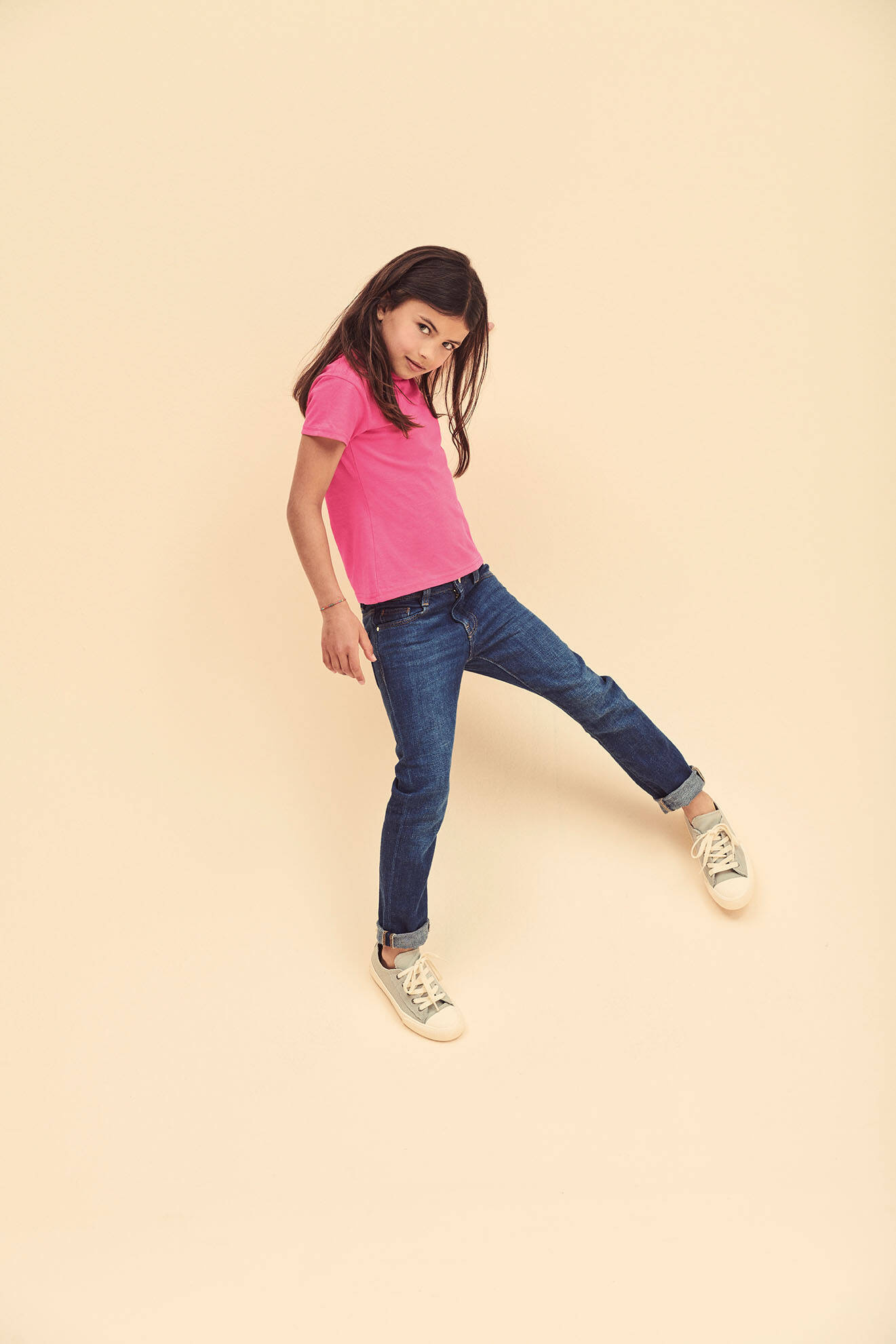 Valueweight Fruit of the Loom Pink T-shirt