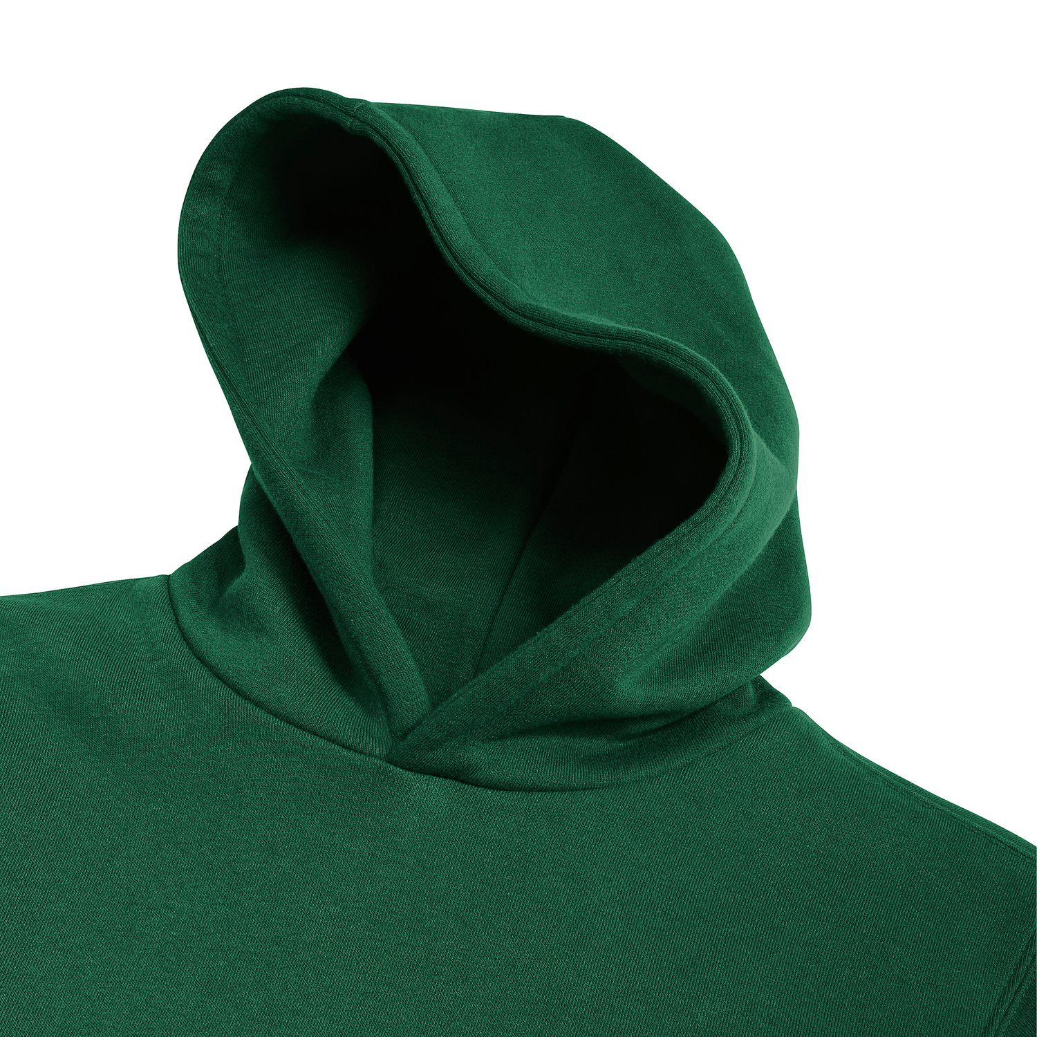 Green children's hoodie Authentic Russell