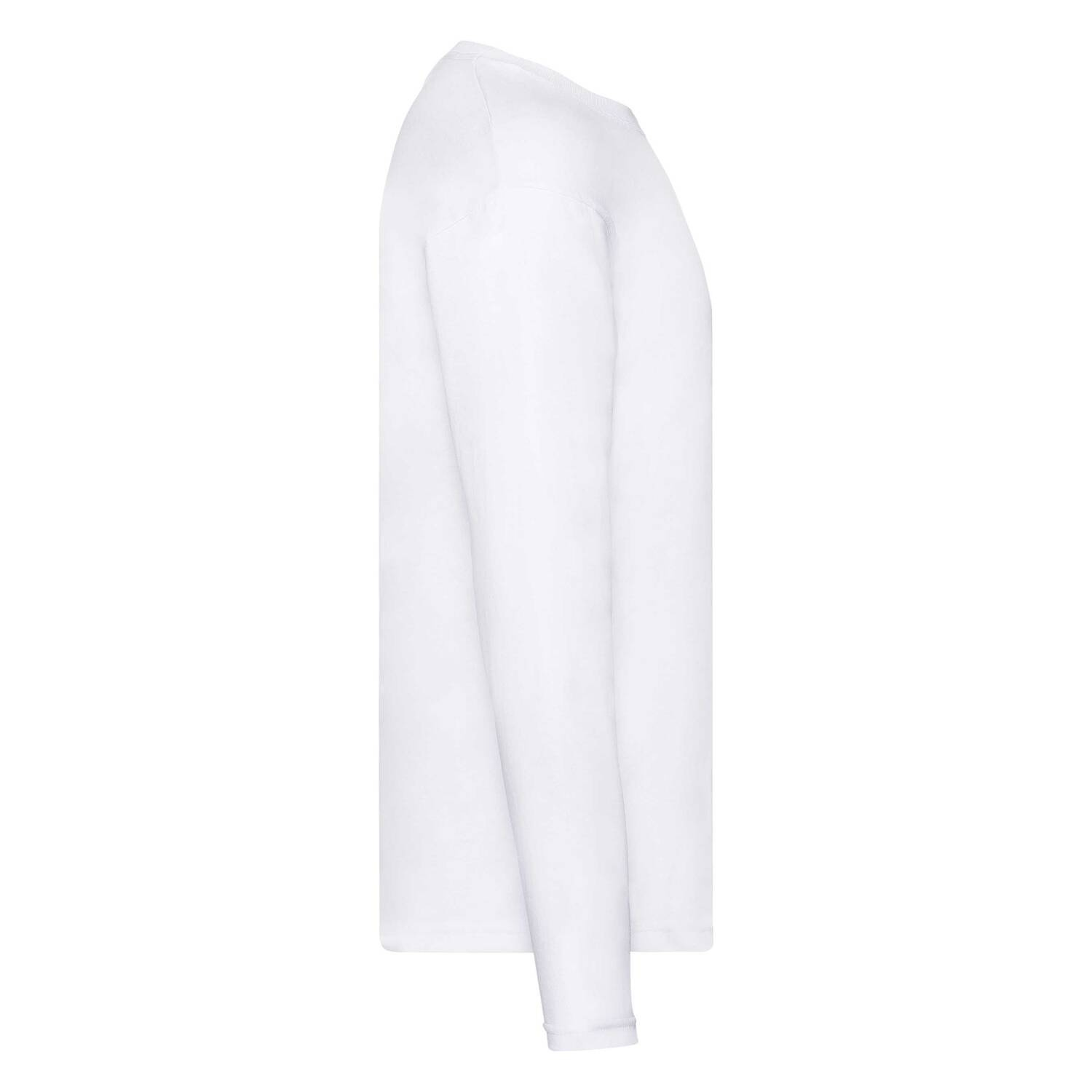 White Men's T-shirt Original Sleeve Fruit of the Loom