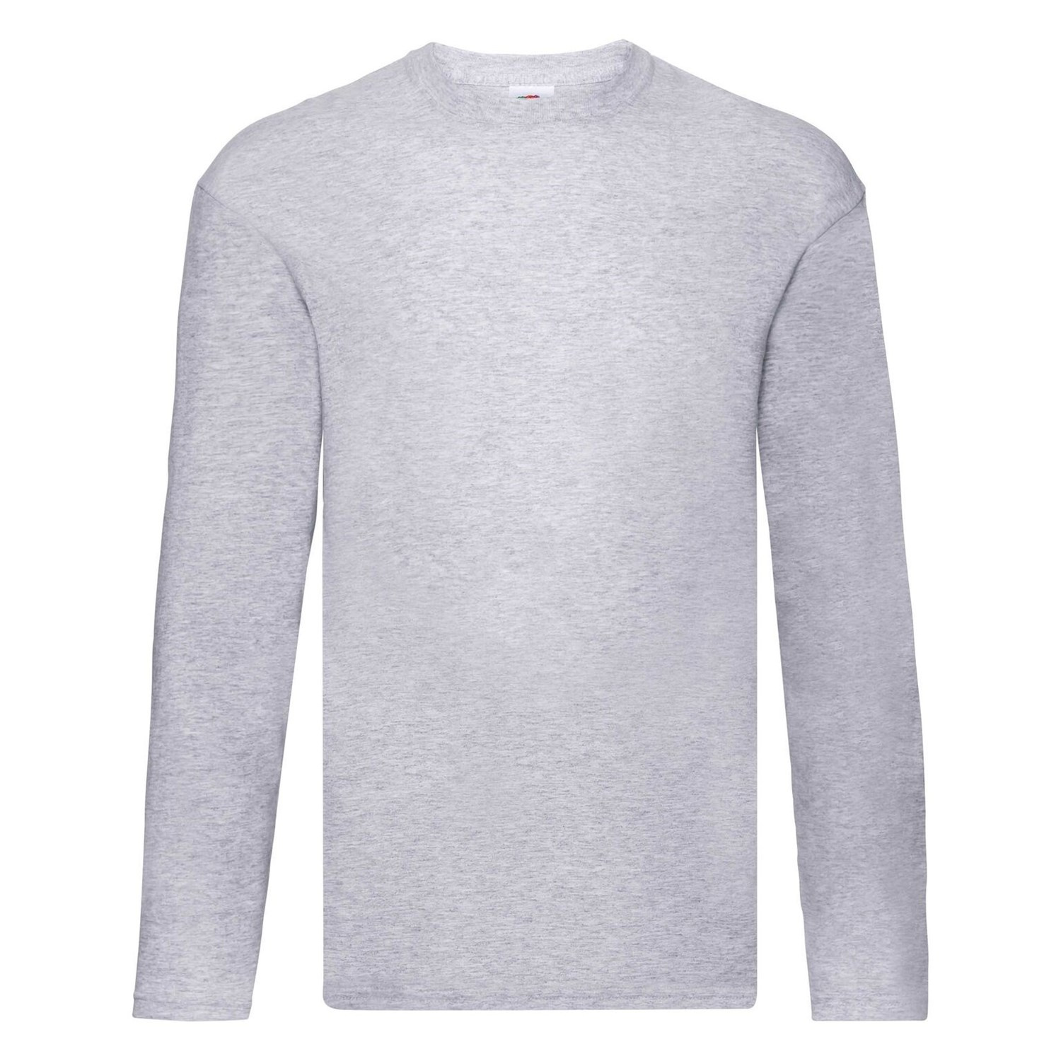 Grey Men's T-shirt Original Sleeve Fruit of the Loom