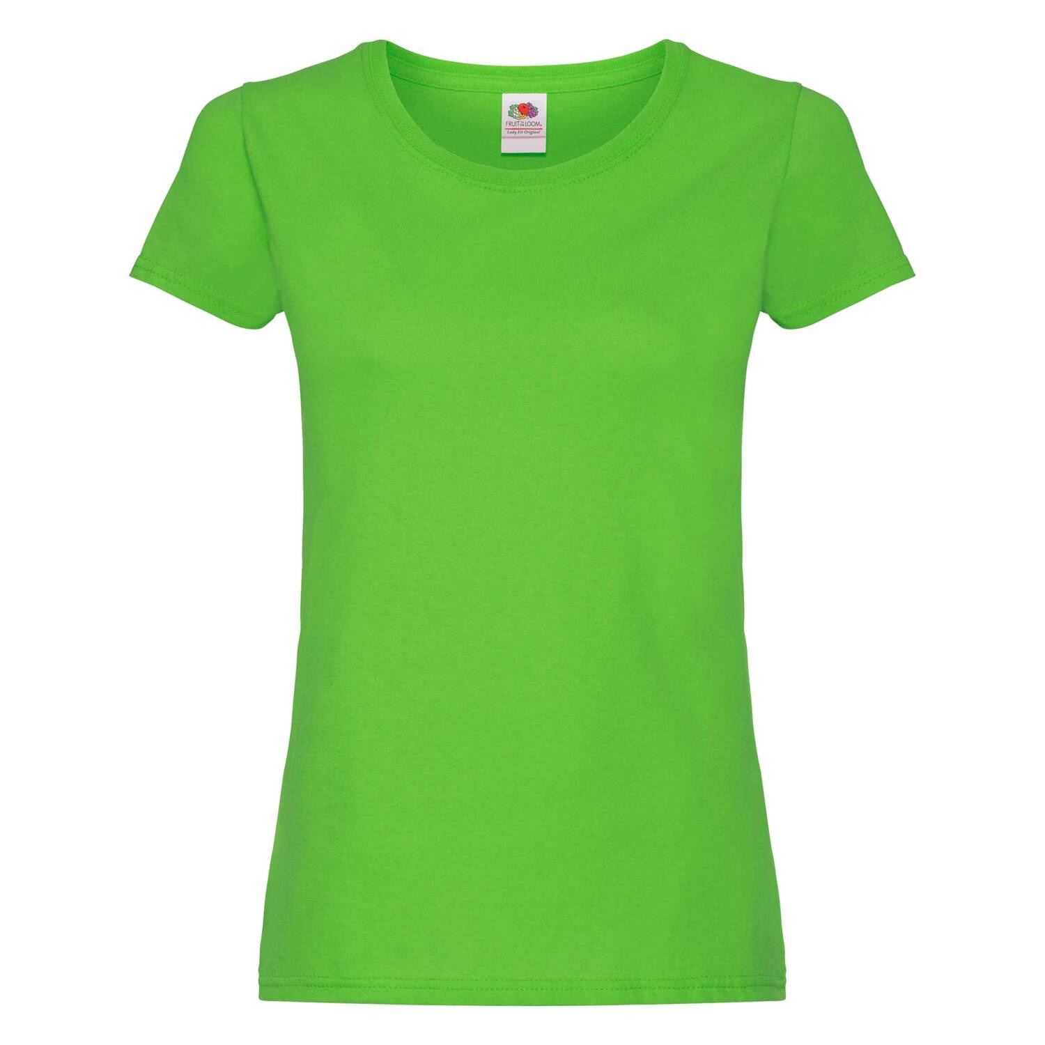 Green Women's T-shirt Lady fit Original Fruit of the Loom