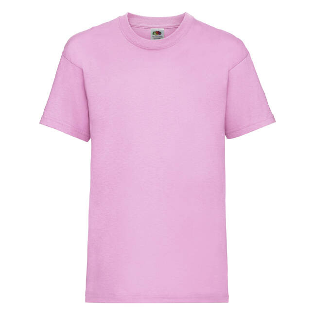 Pink Fruit of the Loom Cotton T-shirt
