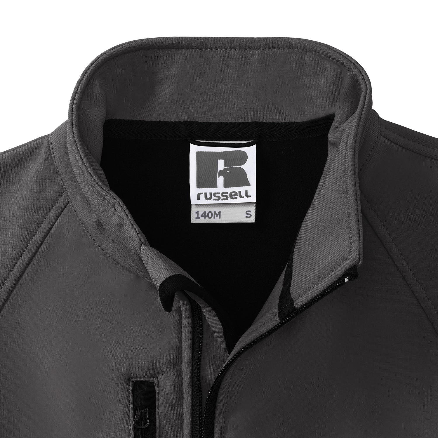 Dark Grey Men&#039;s Soft Shell Russell Jacket