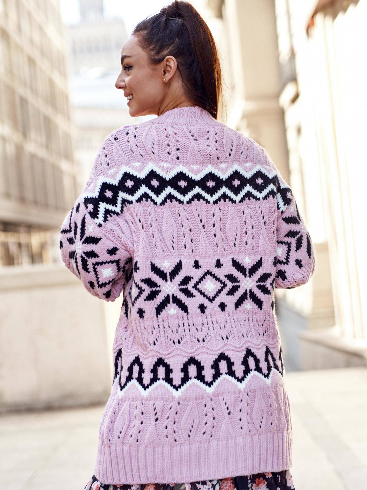 Pink cardigan Cocomore cmgB148.S14