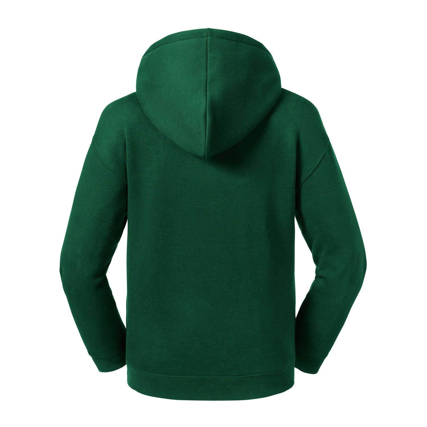 Green children's hoodie Authentic Russell