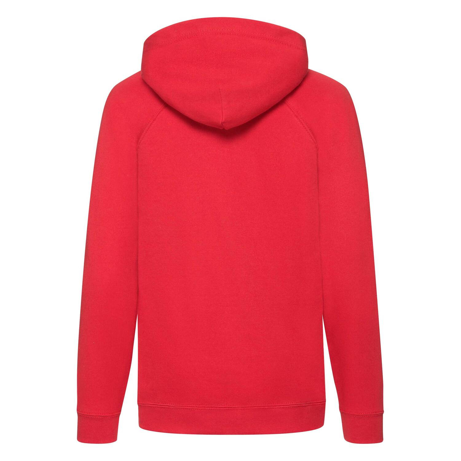Red children's hoodie Fruit of the Loom