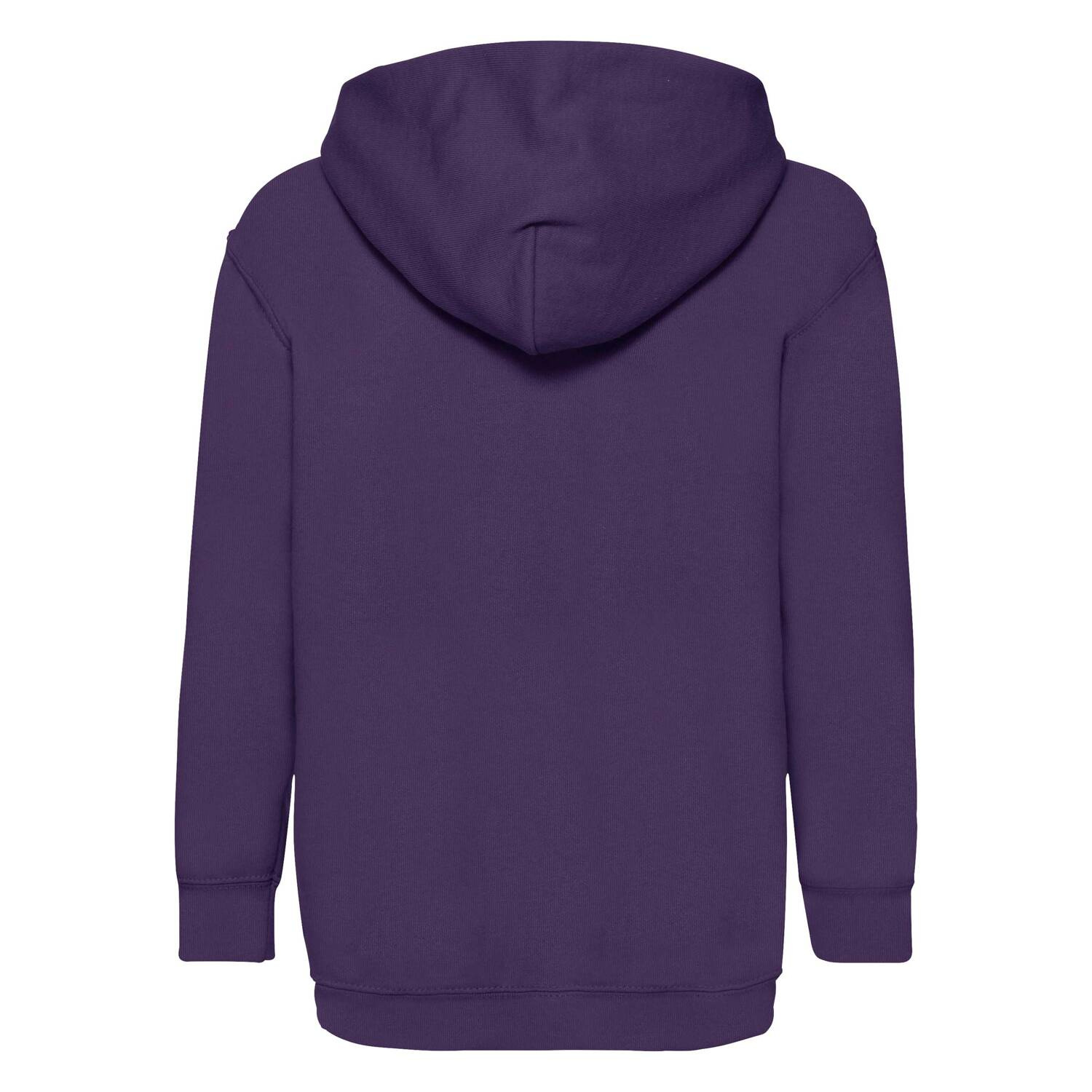 Purple children&#039;s sweatshirt Classic kangaroo Fruit of the Loom