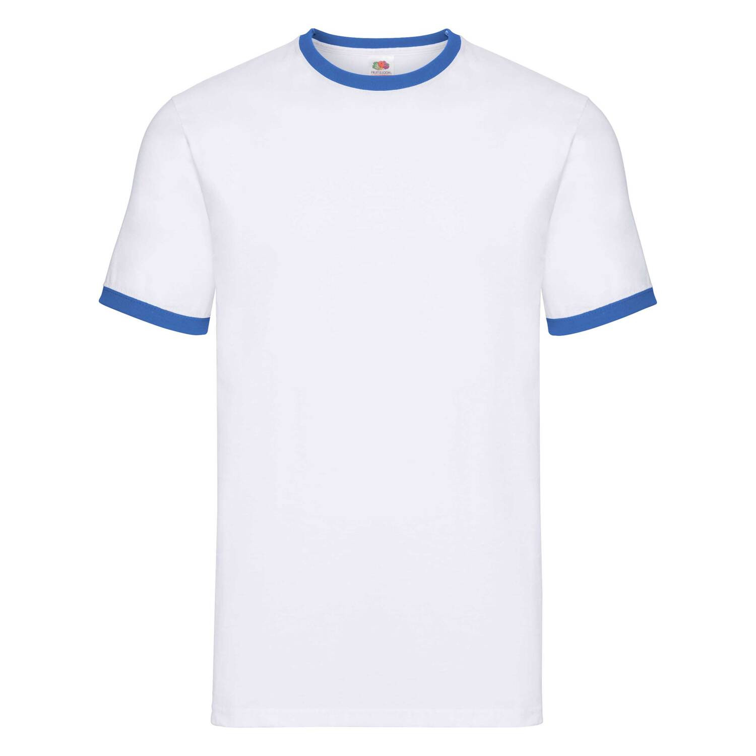 White T-shirt Ringer Fruit of the Loom