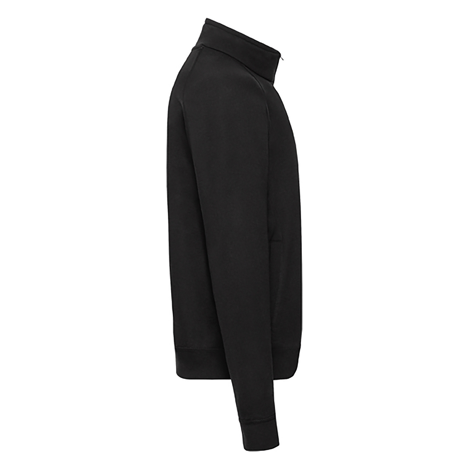Black Men's Sweat Jacket Fruit of the Loom