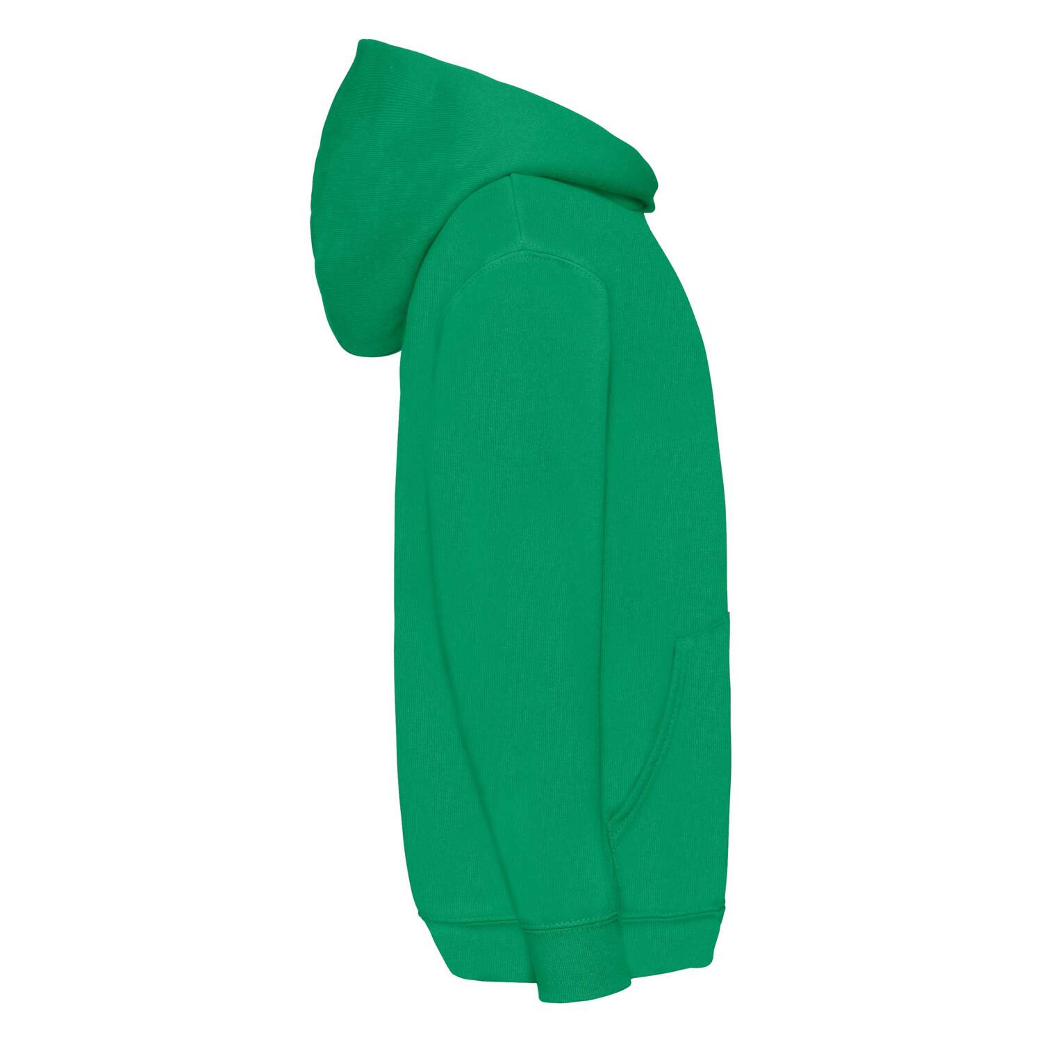 Green children's sweatshirt Classic kangaroo Fruit of the Loom
