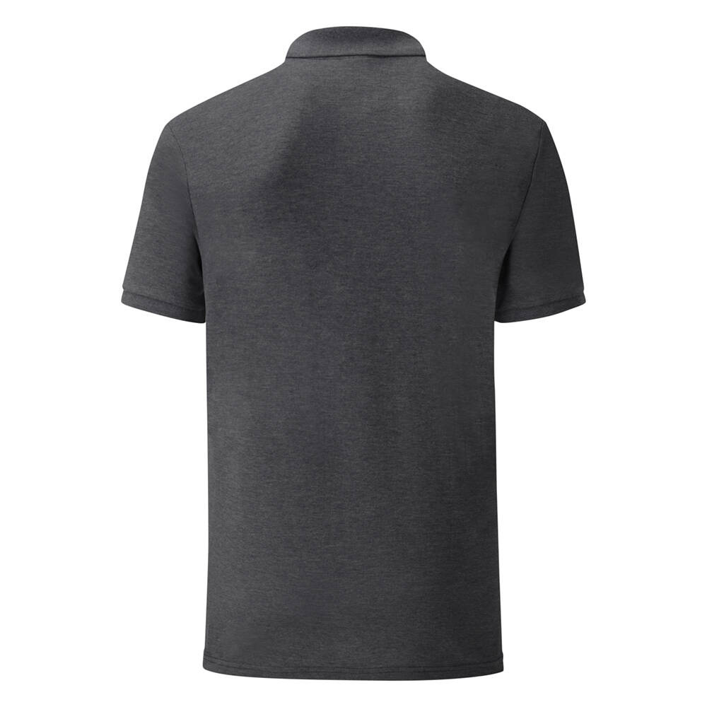 Ciemno szara koszulka męska polo Tailored Fit Friut of the Loom