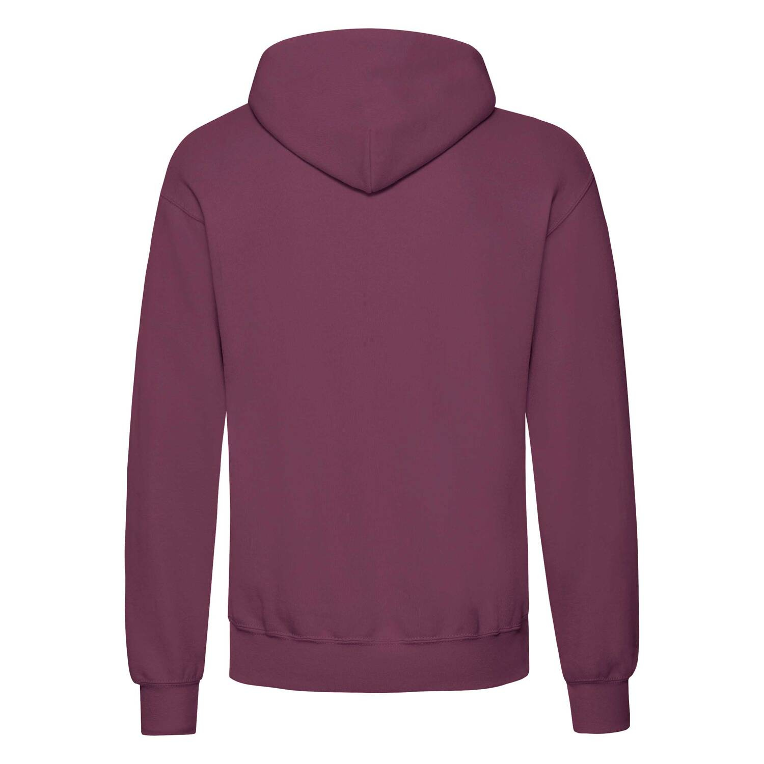 Burgundy men&#039;s sweatshirt Hooded Sweat Fruit of the Loom