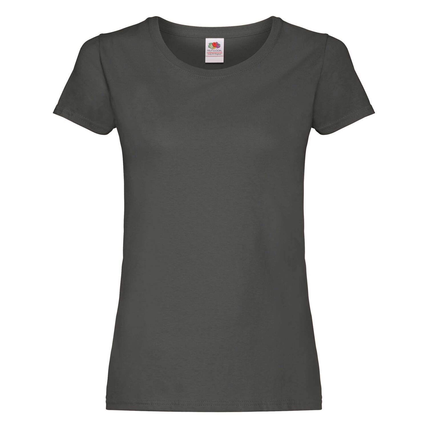 Graphite Women's T-shirt Lady fit Original Fruit of the Loom