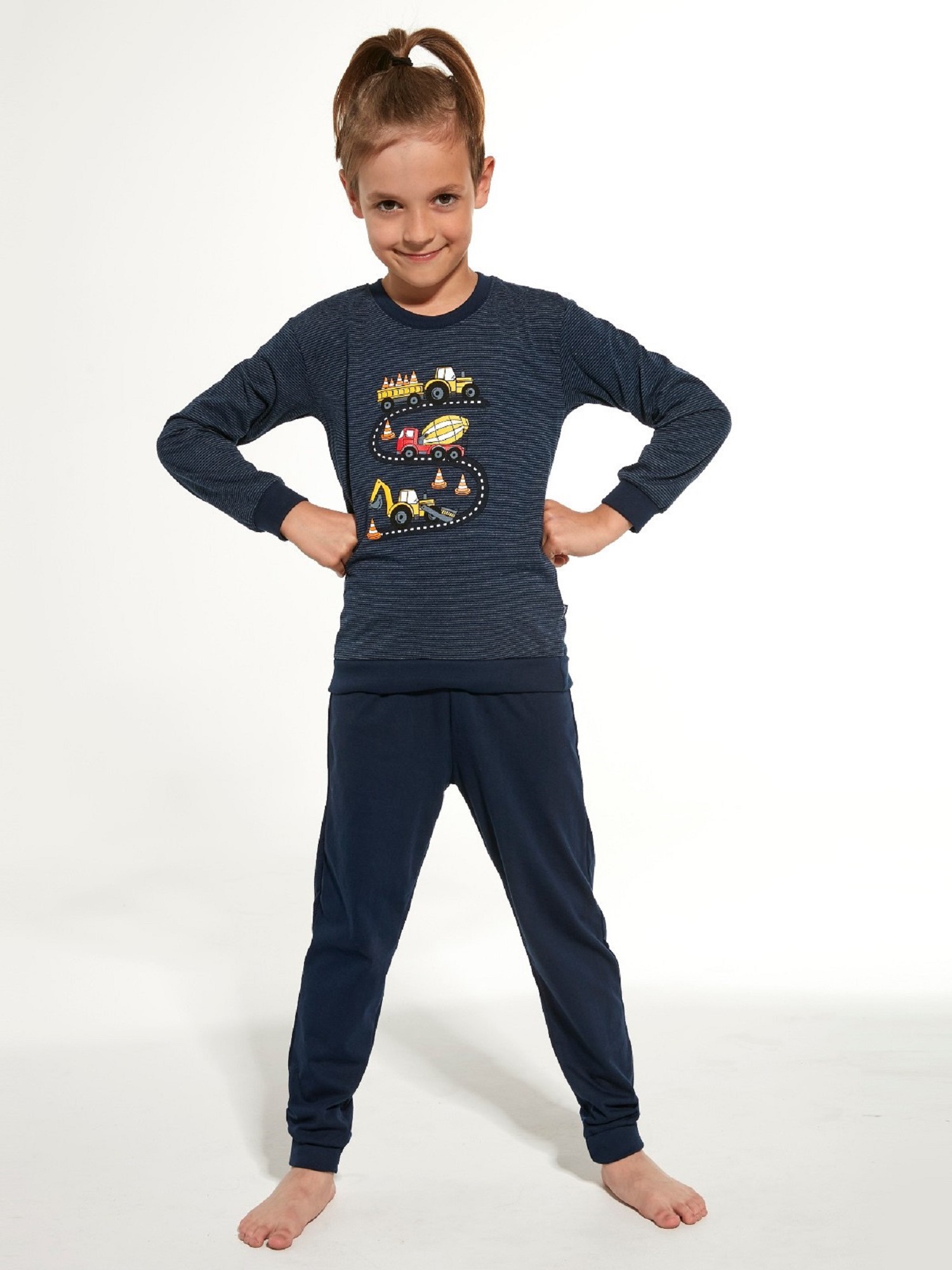 Levně Pyjamas Cornette Kids Boy 478/139 Road 2 86-128 jeans