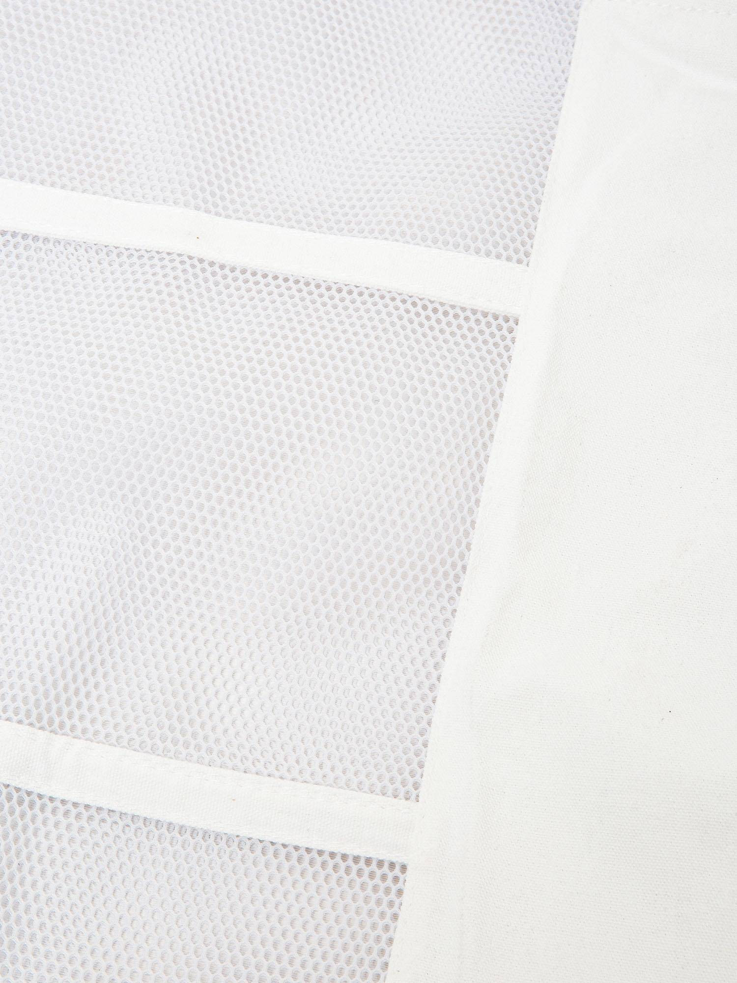 Openwork bag white