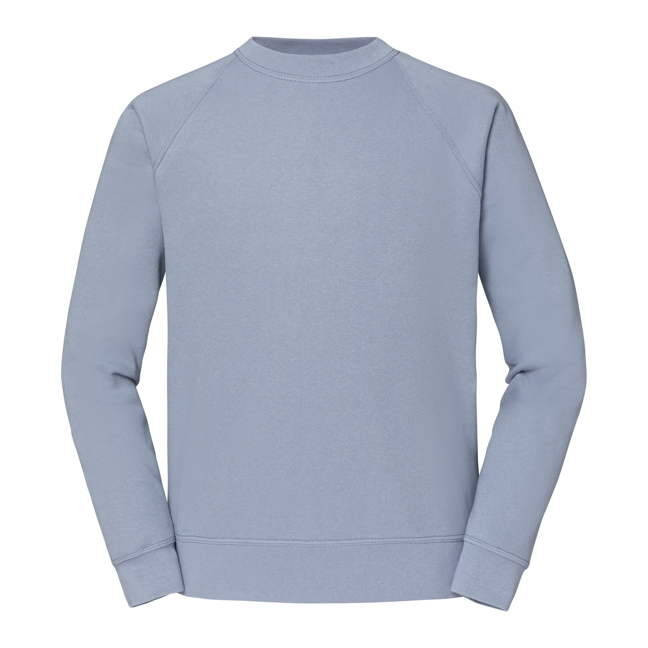 Błękitna bluza męska Raglan Sweat Fruit of the Loom