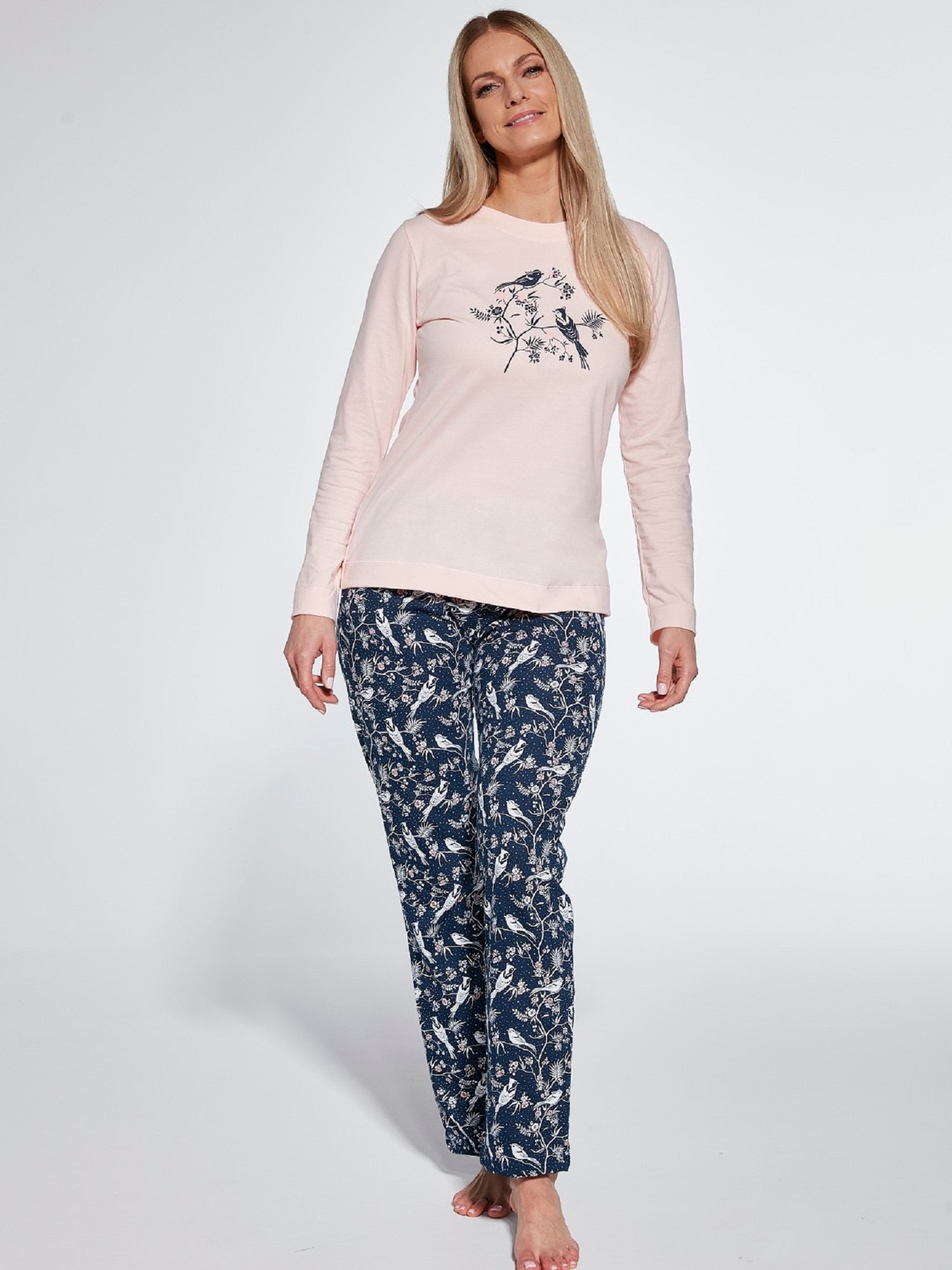 Levně Women's pyjamas Cornette 768/363 Birdie L/R S-2XL powder pink