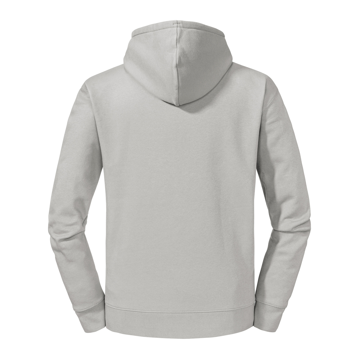 Light grey men's hoodie Authentic Russell