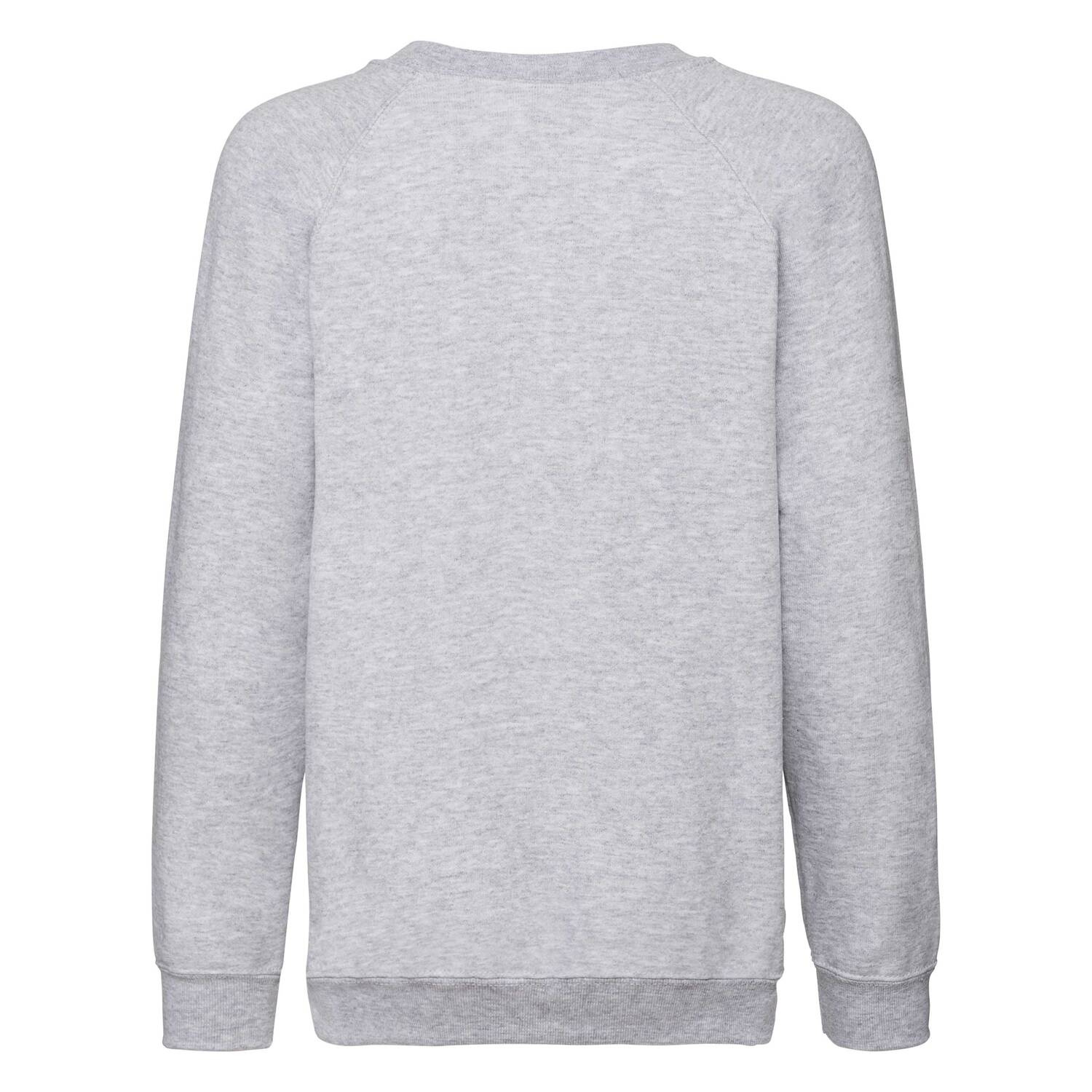 Light grey Raglan Sweat Fruit of the Loom