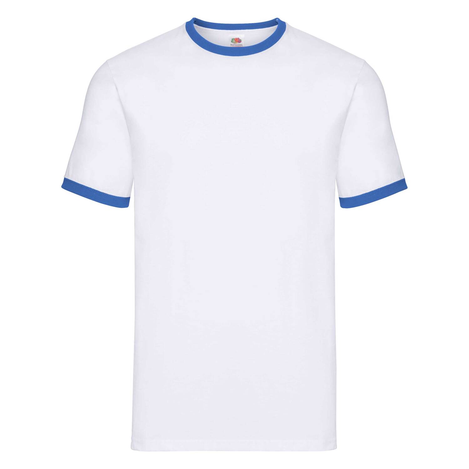 White T-shirt Ringer Fruit of the Loom