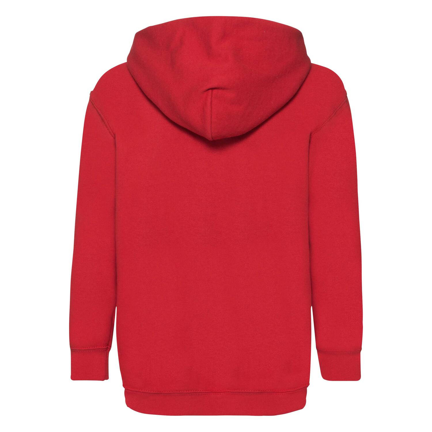 Red children's sweatshirt Classic kangaroo Fruit of the Loom