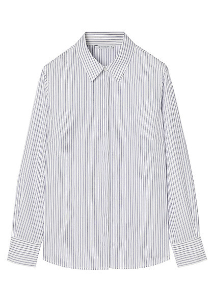 Biela pruhovaná košeľa s Lyocell Tencel™