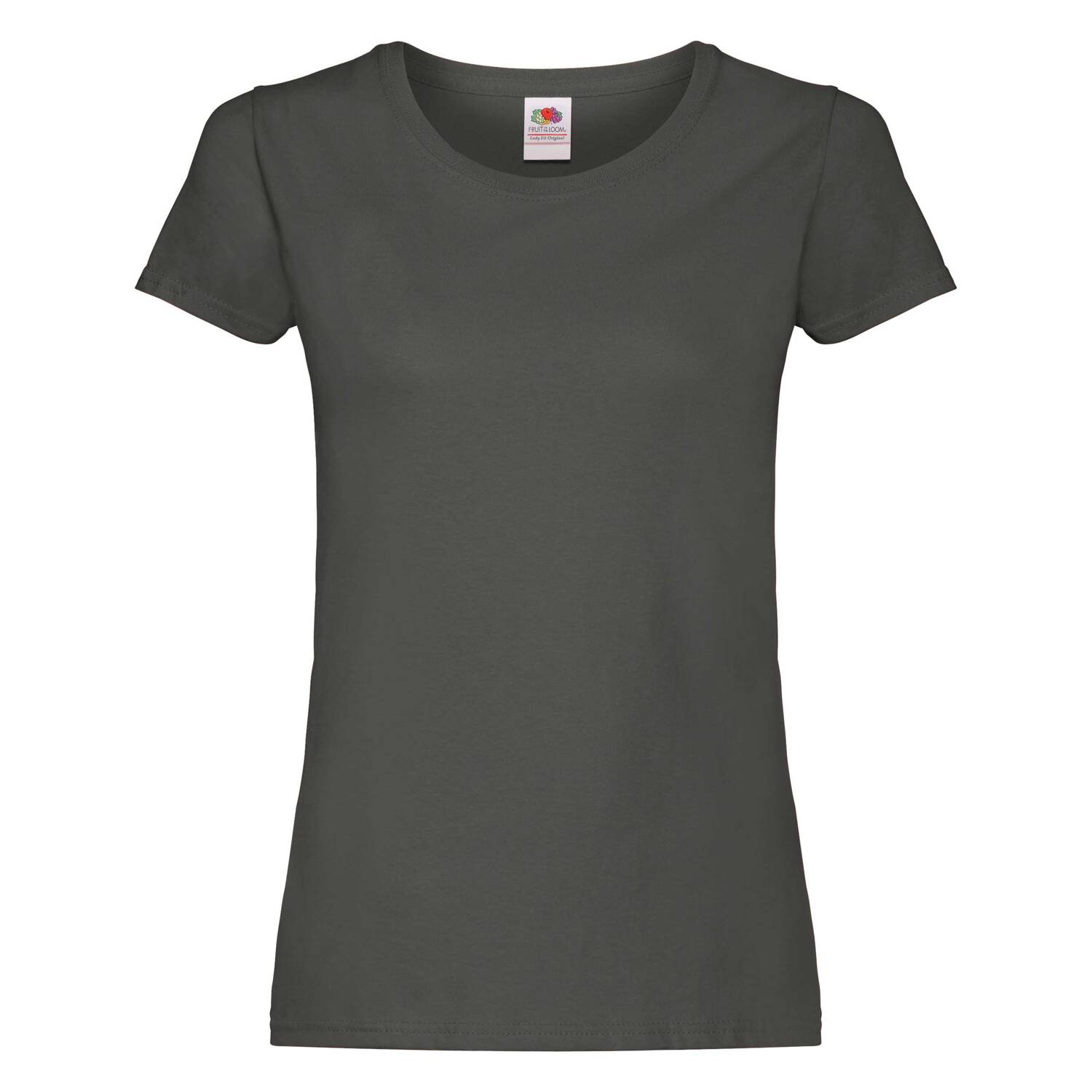 Graphite Women's T-shirt Lady fit Original Fruit of the Loom