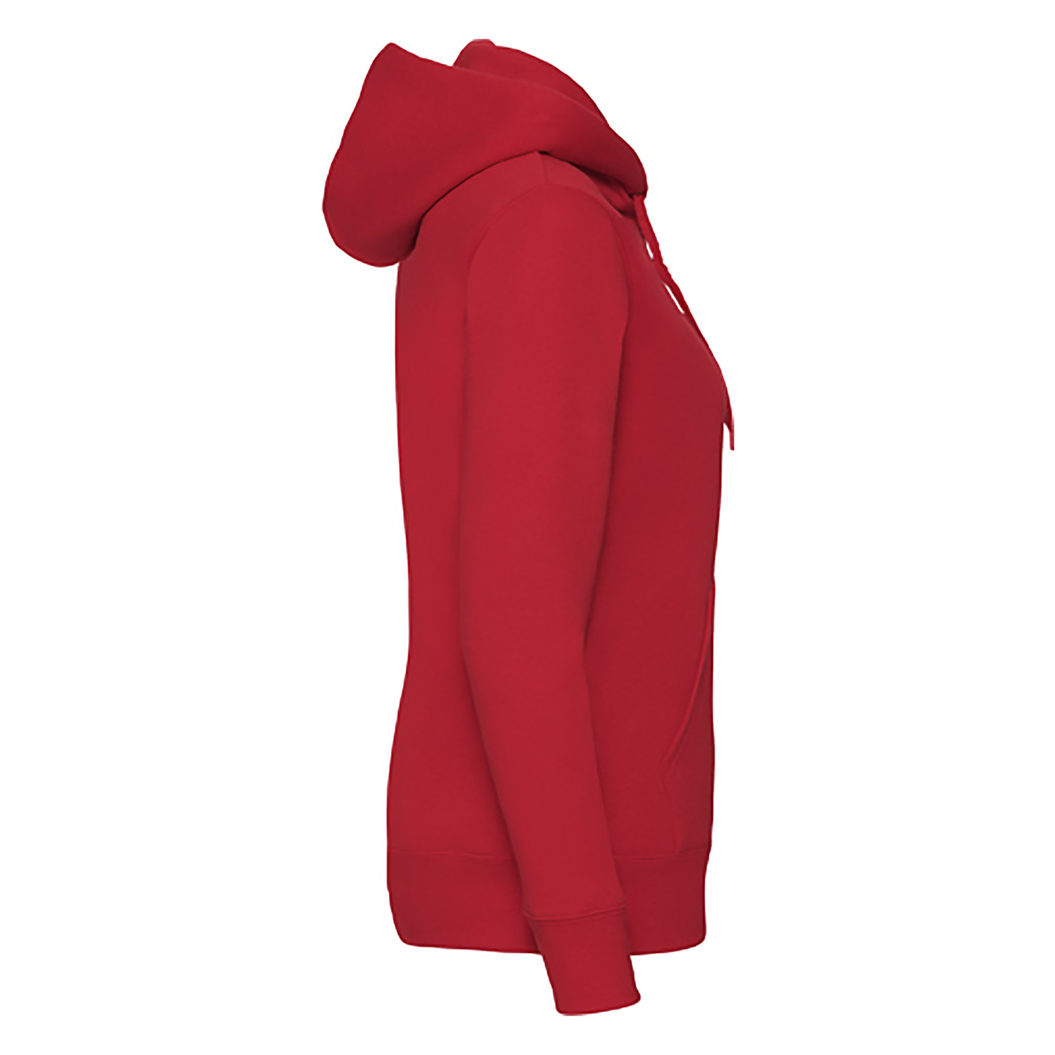 Red hoodie zipped Fruit Of The Loom
