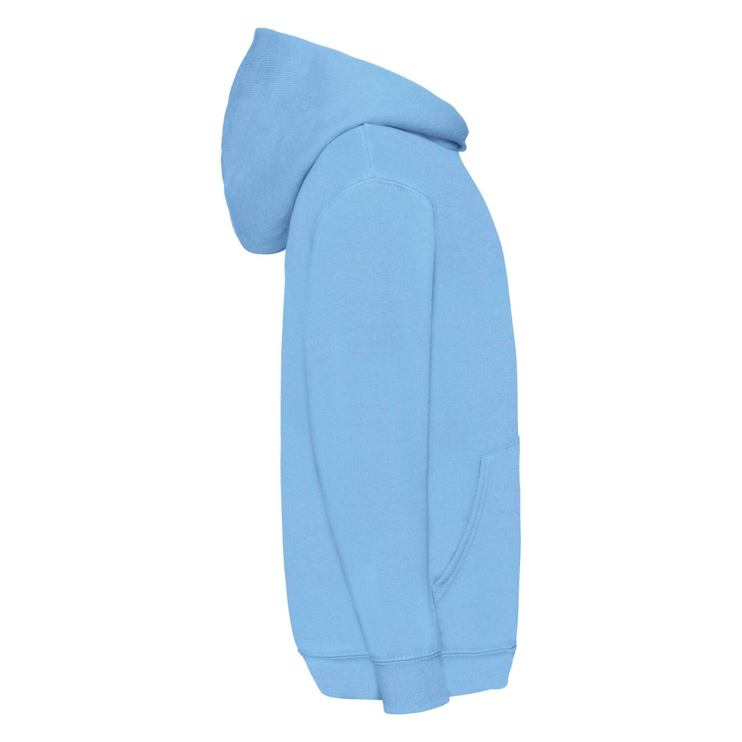 Blue children's sweatshirt Classic kangaroo Fruit of the Loom