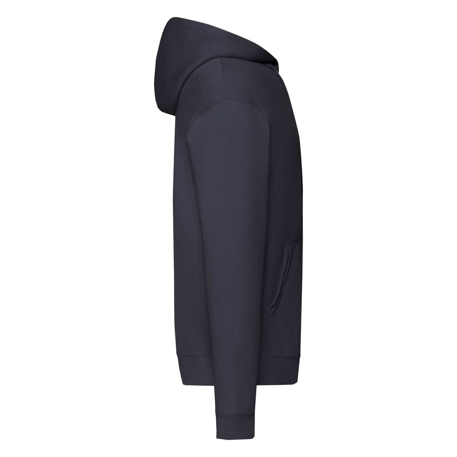 Navy Zippered Hoodie Classic Fruit of the Loom