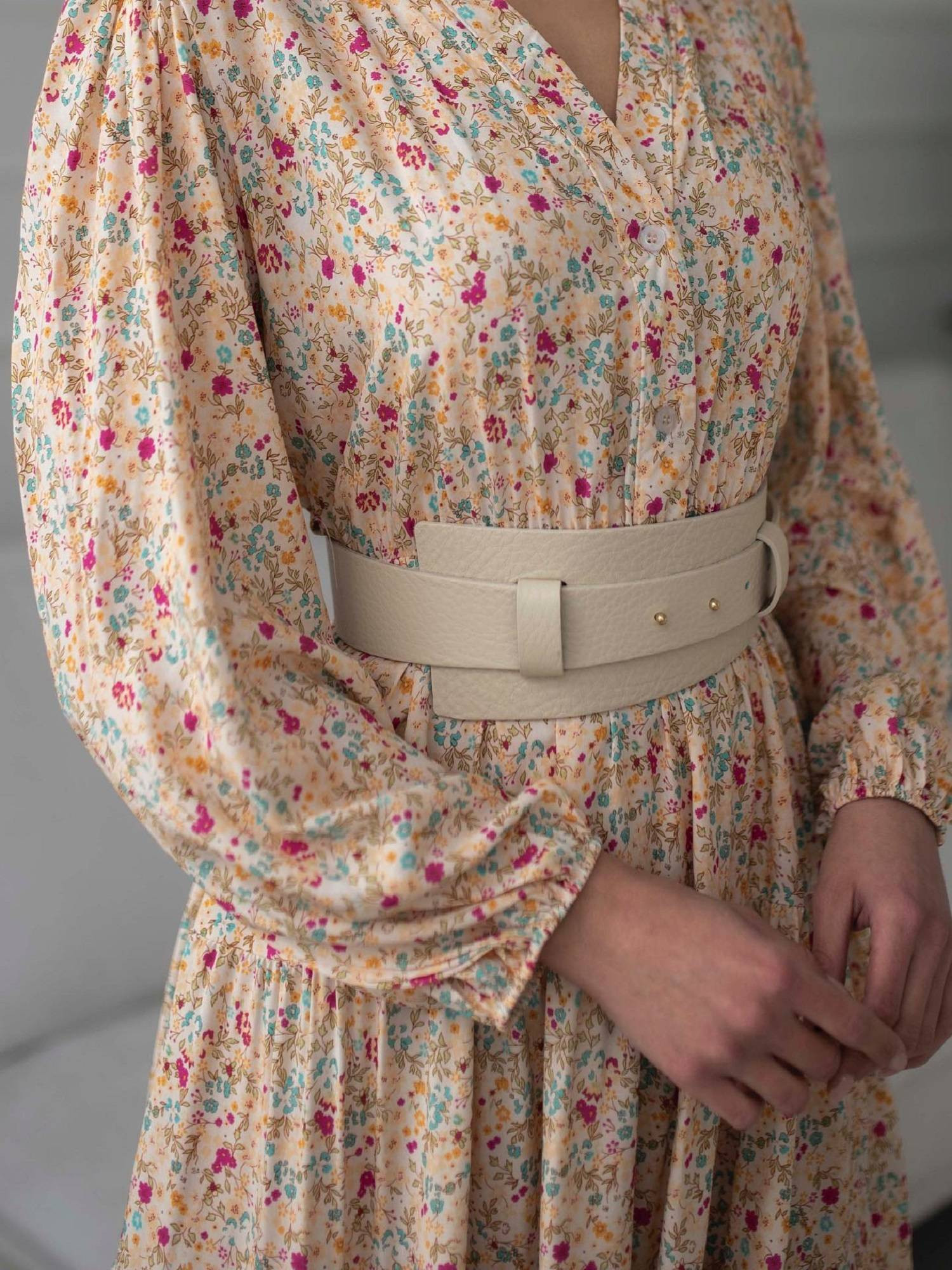 Dress ecru LeMonada cxp1102.ecru