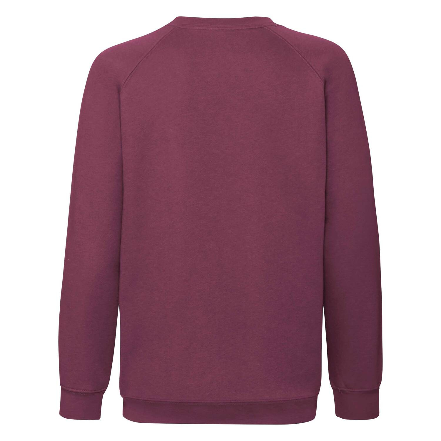 Burgundowa bluza dziecięca Raglan Sweat Fruit of the Loom
