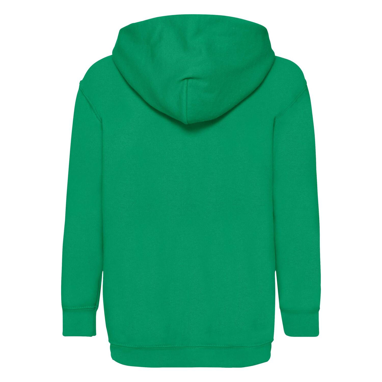 Green children's sweatshirt Classic kangaroo Fruit of the Loom