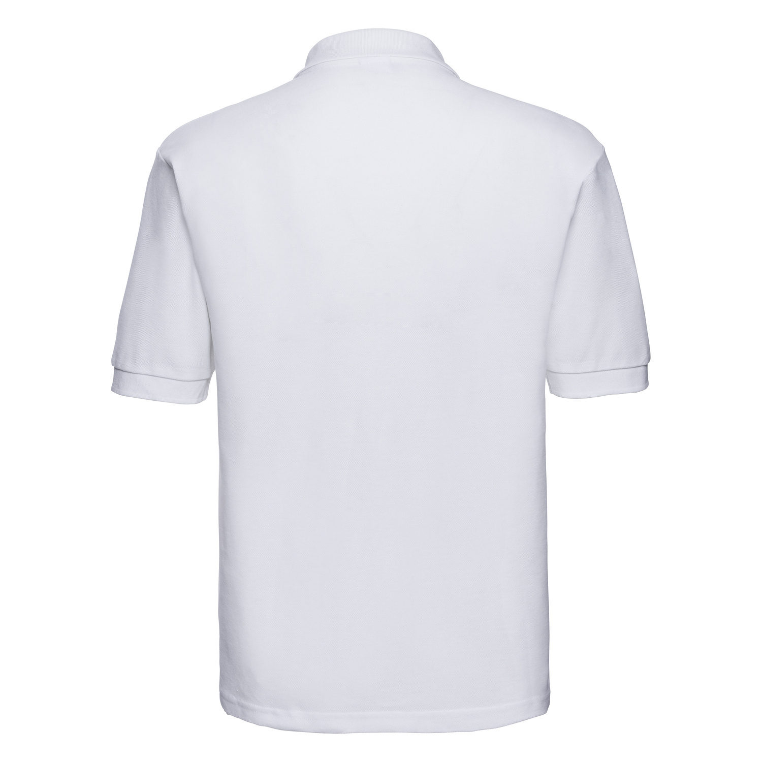 Men's White Polycotton Polo Shirt Russell
