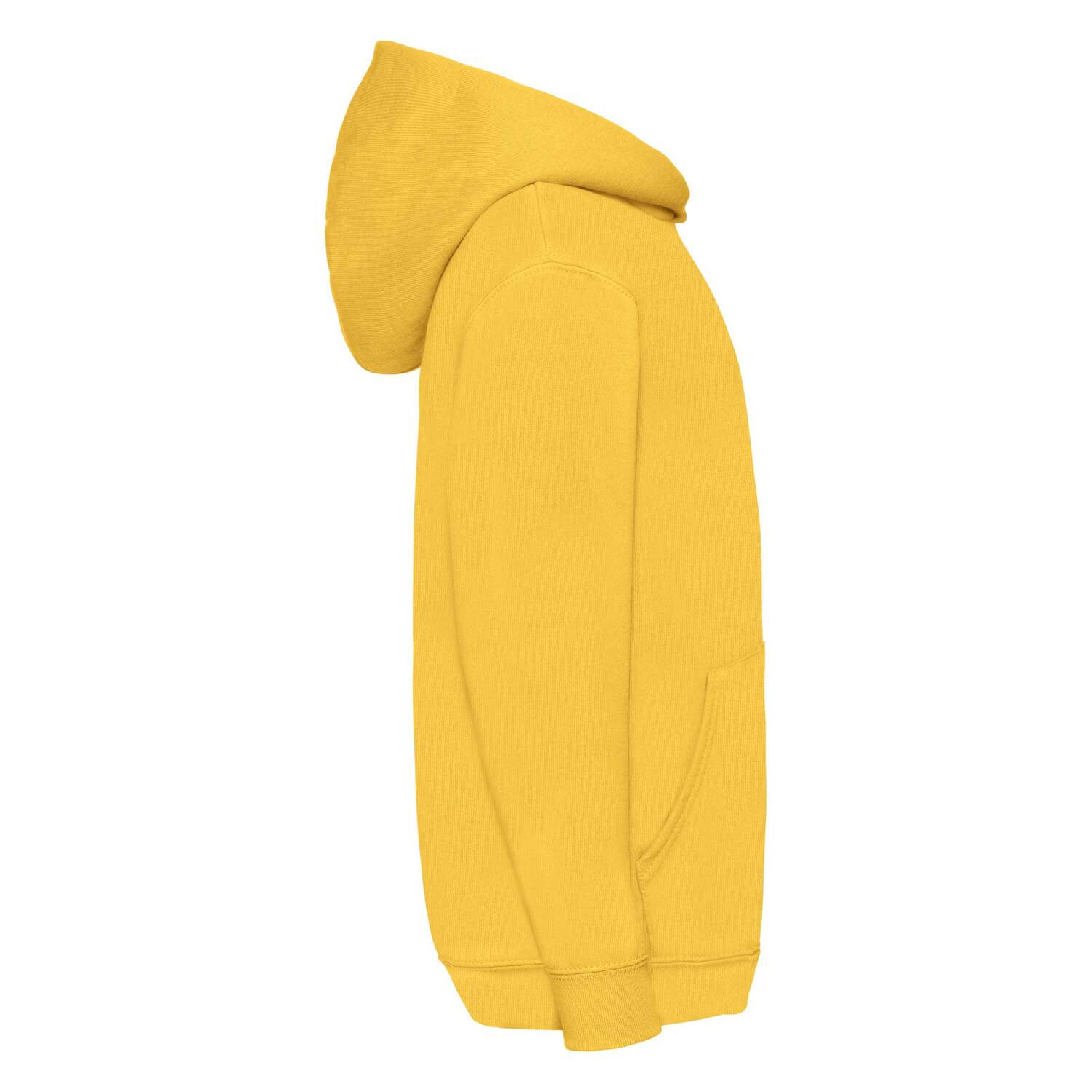 Yellow children's sweatshirt Classic kangaroo Fruit of the Loom