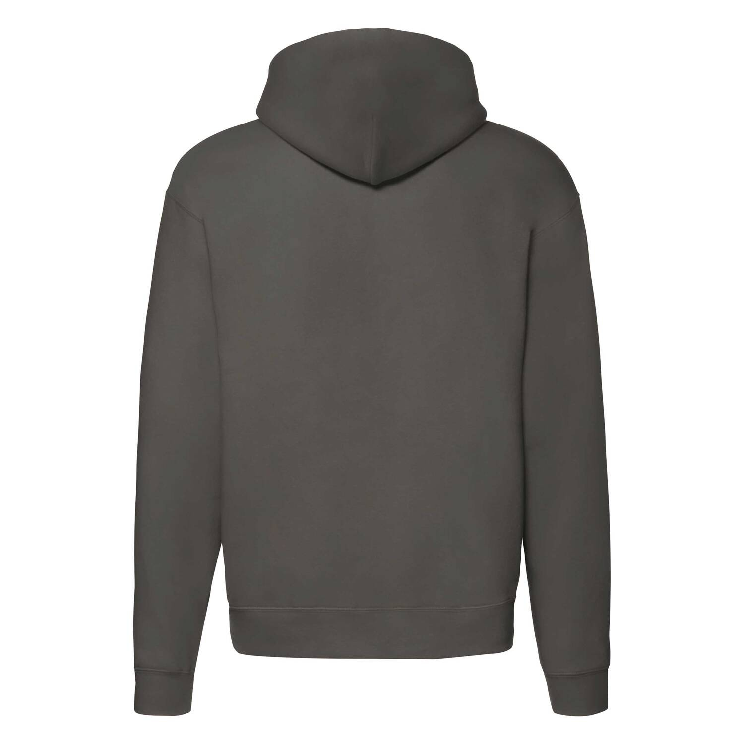 Grey Men&#039;s Hoodie Premium Fruit of the Loom