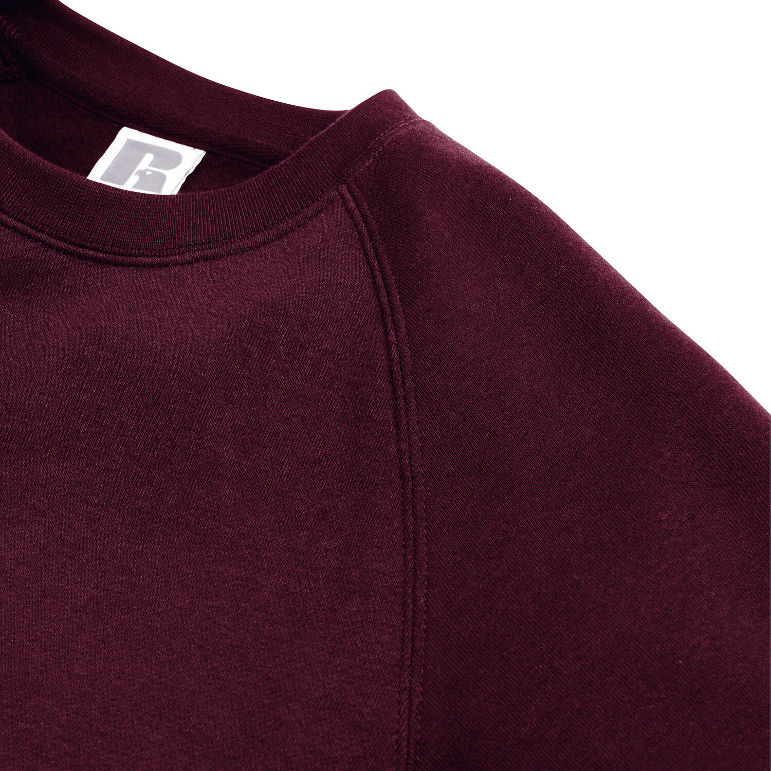Burgundy sweatshirt Raglan - Authentic Russell