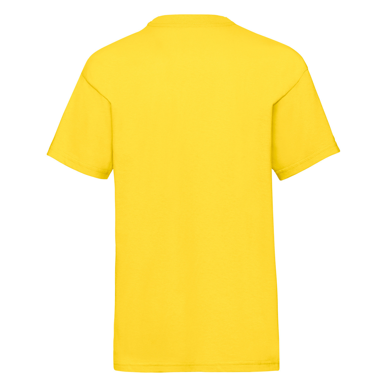 Yellow Cotton T-shirt Fruit of the Loom