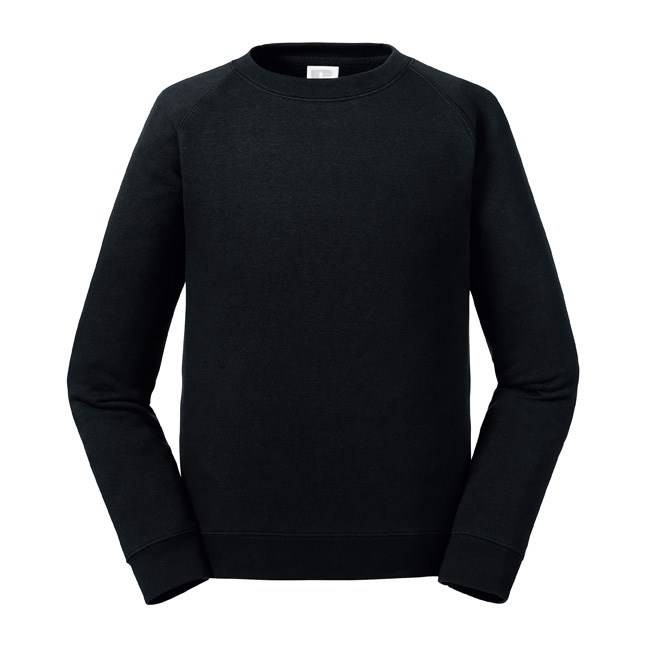 Black children&#039;s sweatshirt Raglan - Authentic Russell