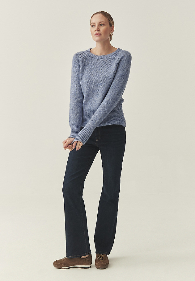 Сини дънкови разкроени панталони Rifono Tatuum