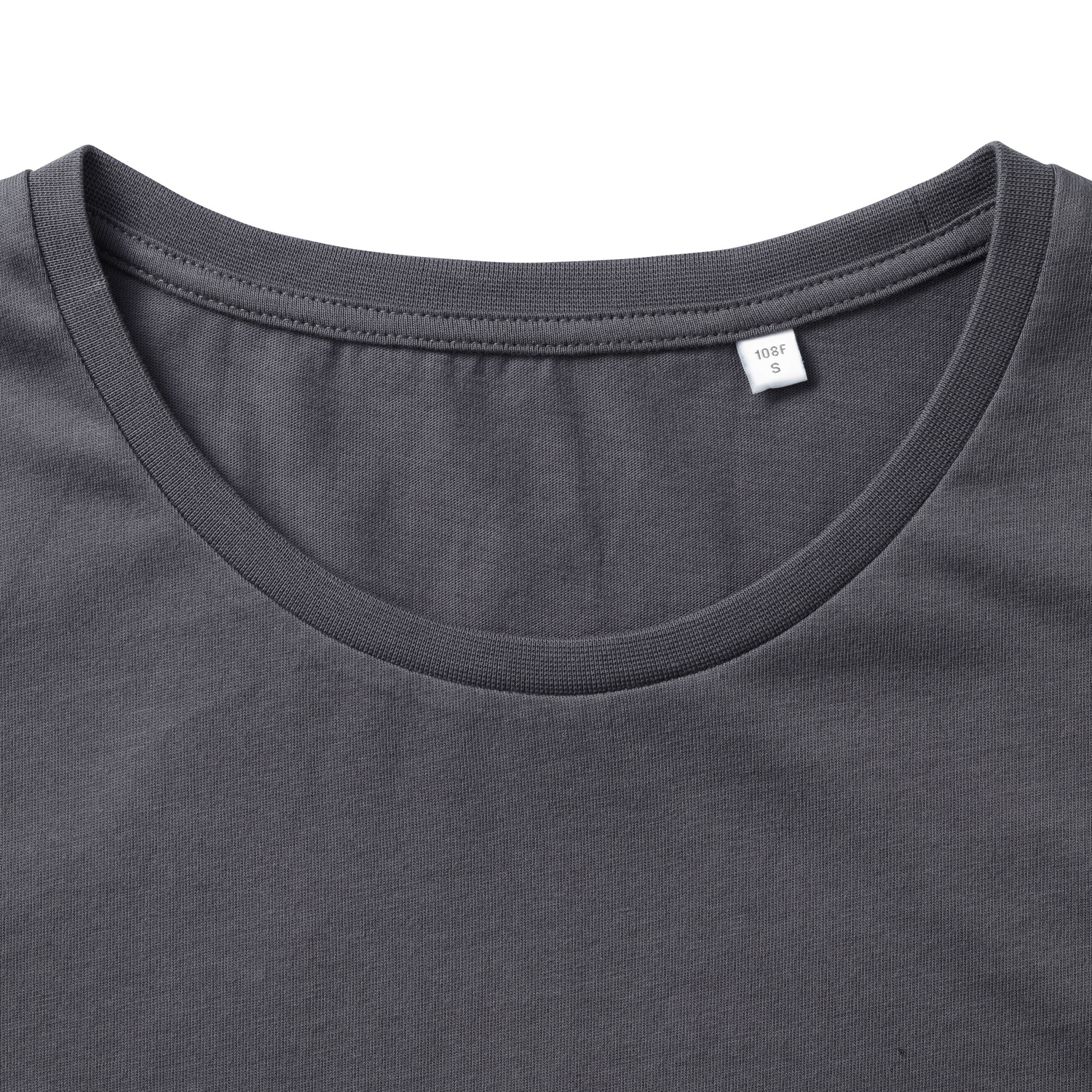 Dark grey women's t-shirt Pure Organic Russell