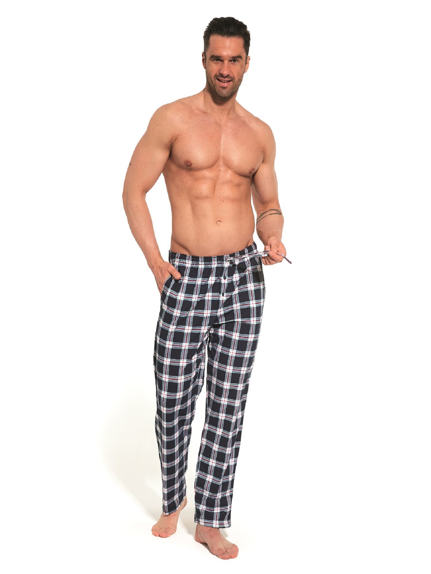 Levně Men's pyjama trousers Cornette 691/39 673201 navy blue